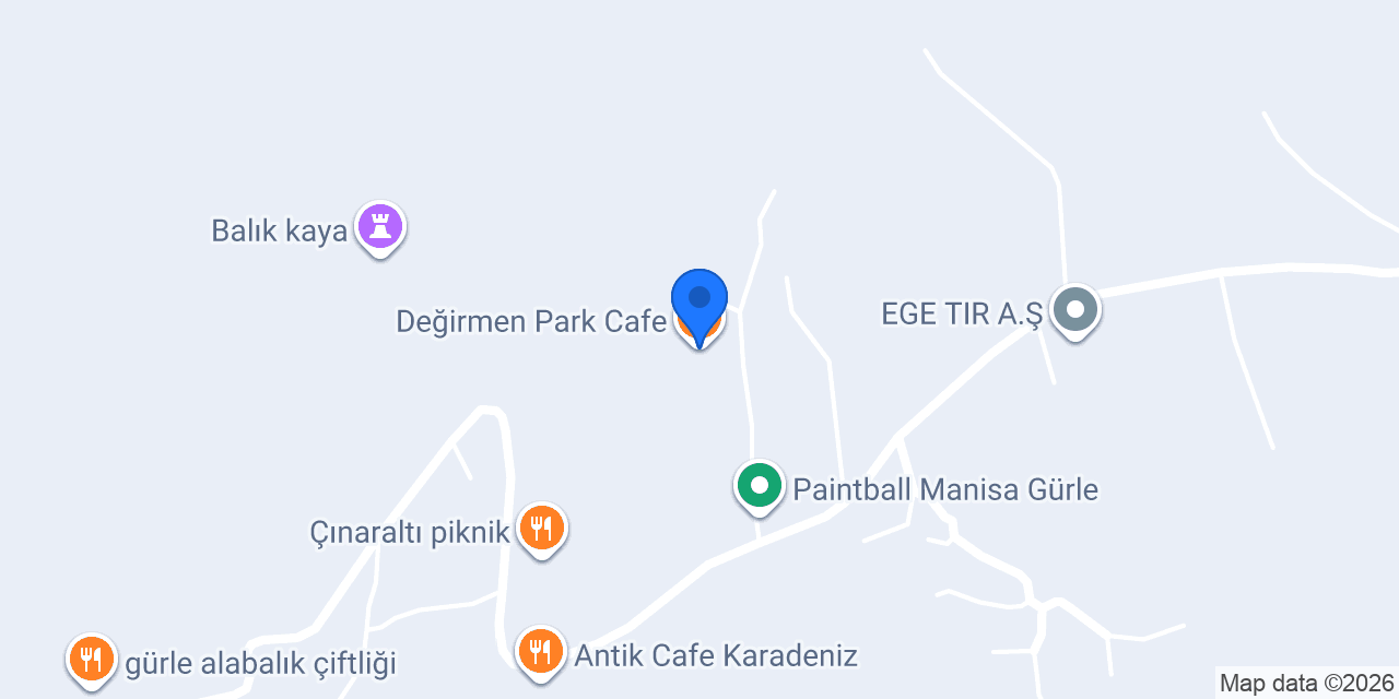 Değirmen Park Cafe konumu