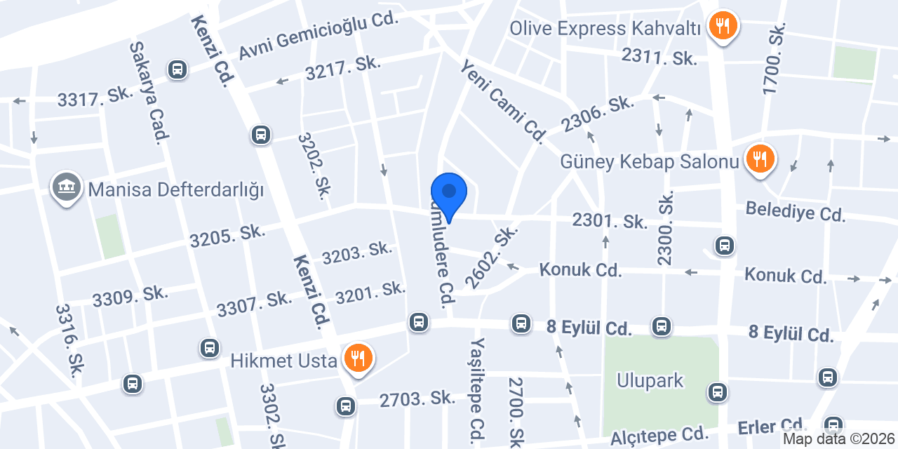 Orkide Çiçekevi konumu