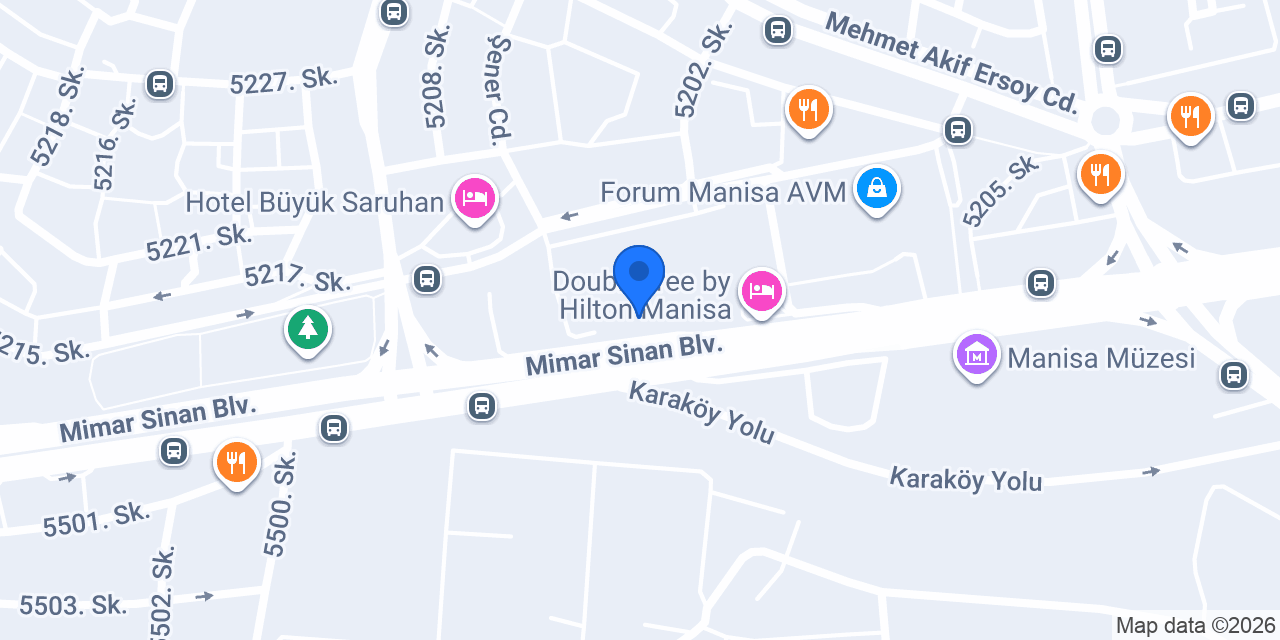 MADO Manisa Prime Avm konumu