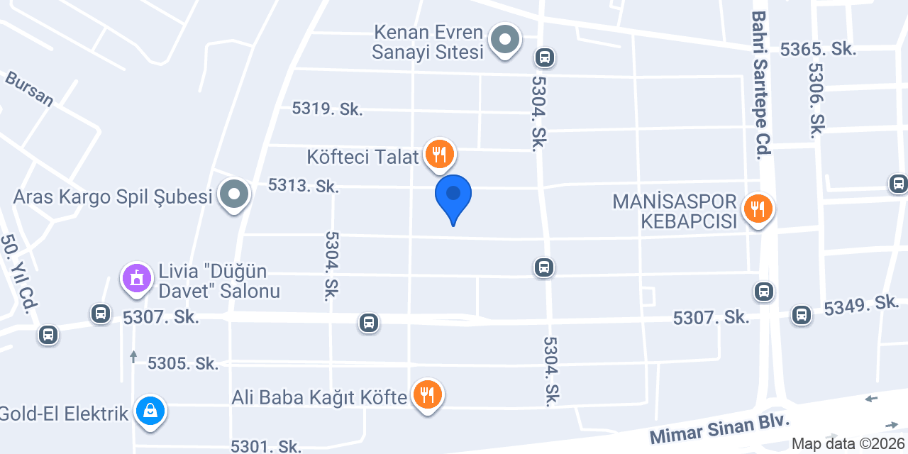 Çelik Oto Kaporta konumu