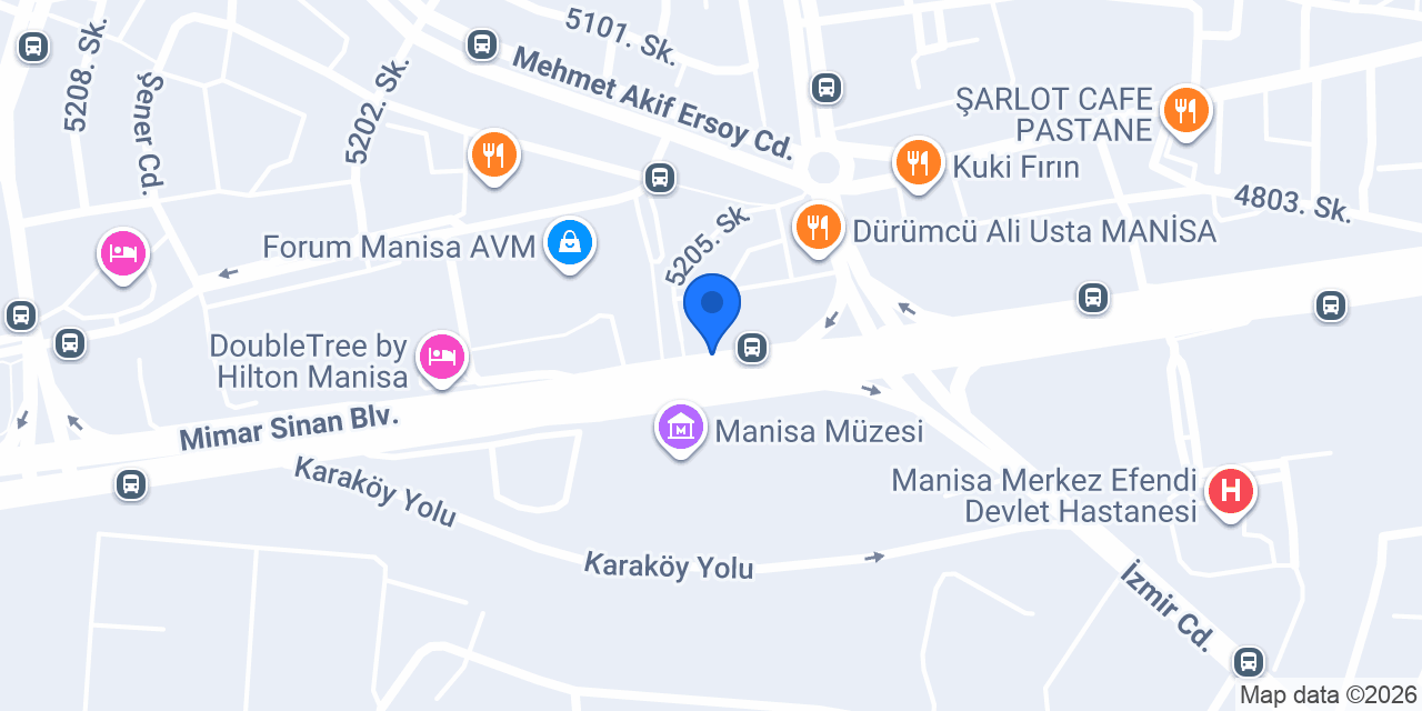 SIN-App Akademi Kütüphane Kafe konumu