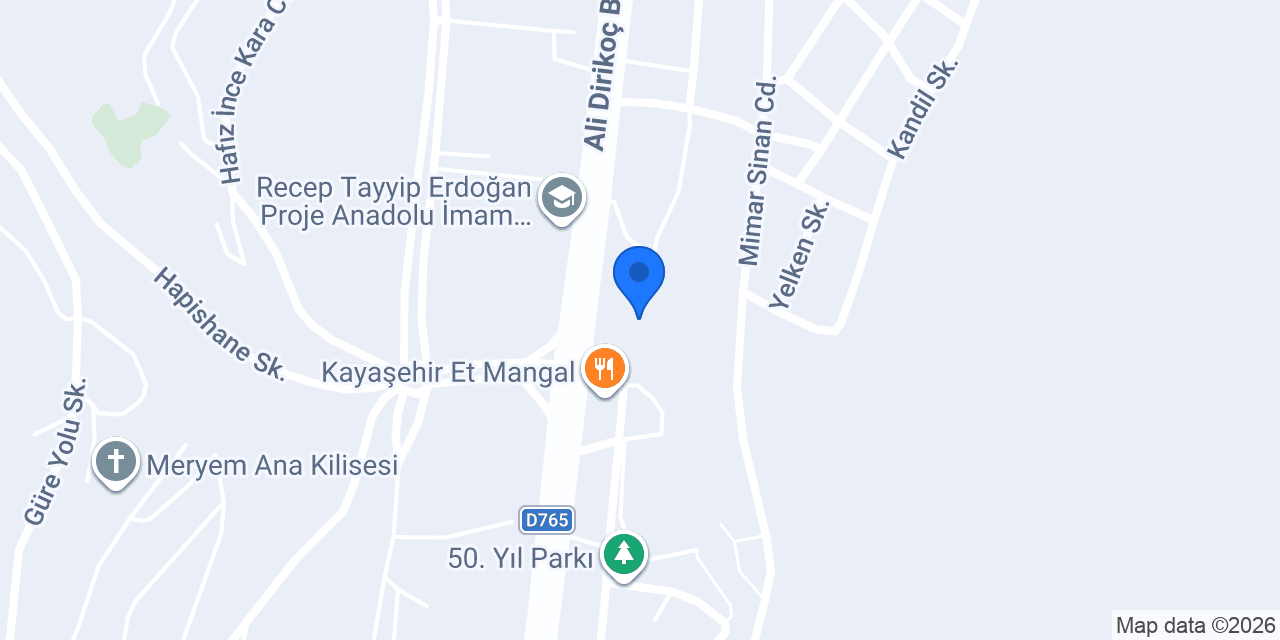 Kapadokya Alan Başkanlığı konumu