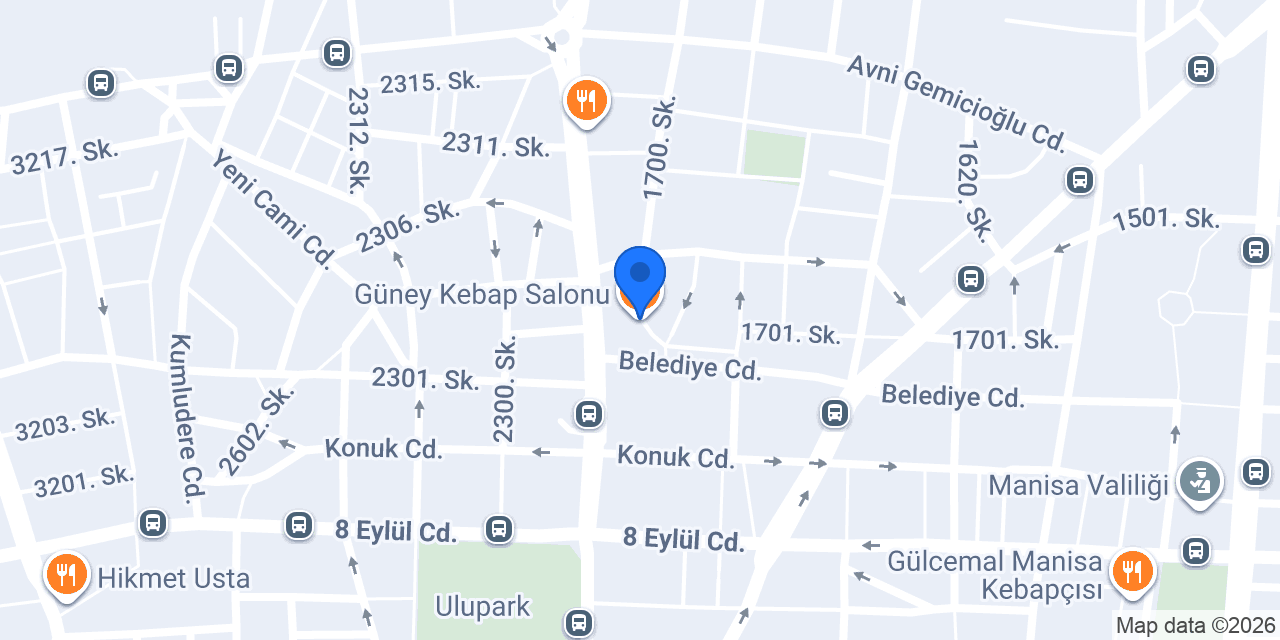 Güney Kebap Salonu konumu