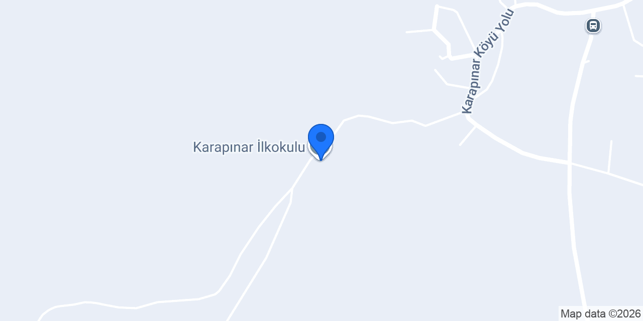 Karapınar İlkokulu konumu