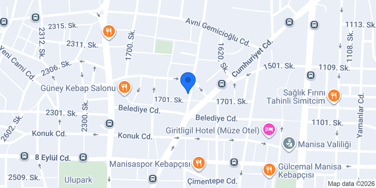 Manisa Tattoo Stüdyo - Manisa Dövme konumu