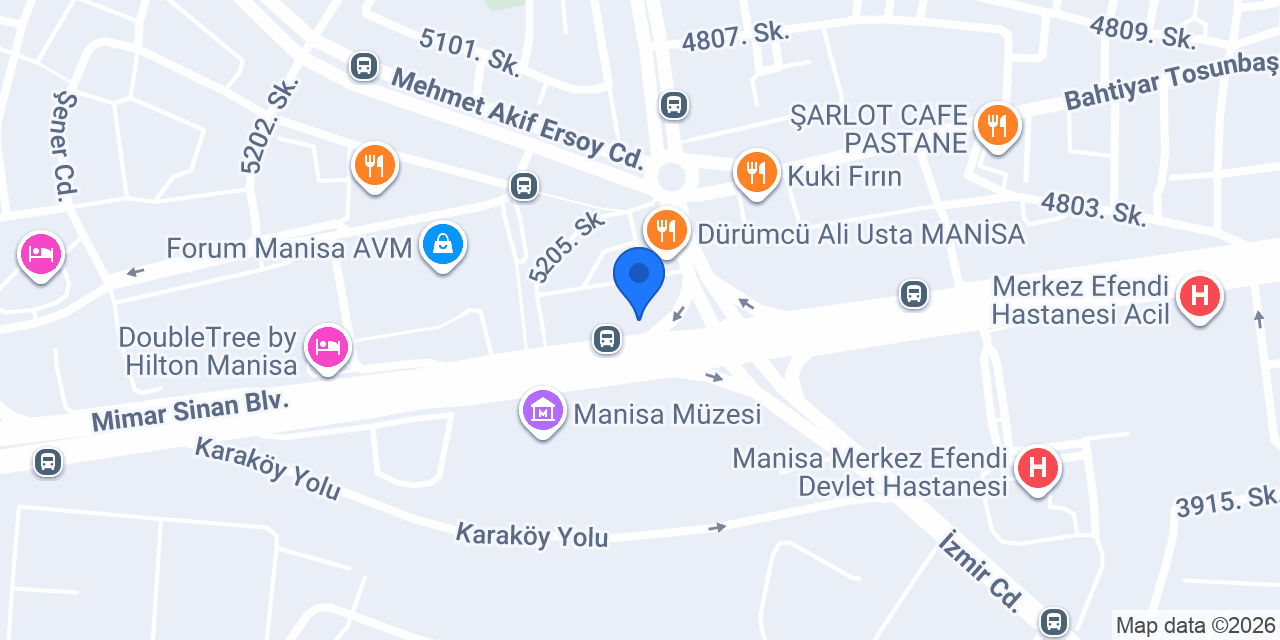 Manisa Bilgin Nakliye konumu