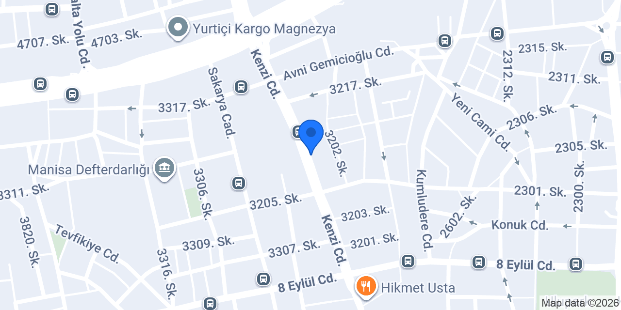 Buğçe kuru temizleme konumu
