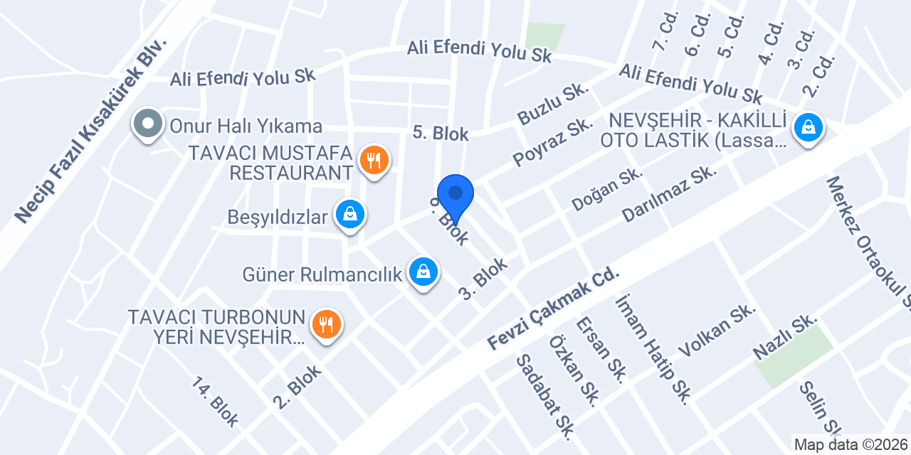 şahin oto konumu