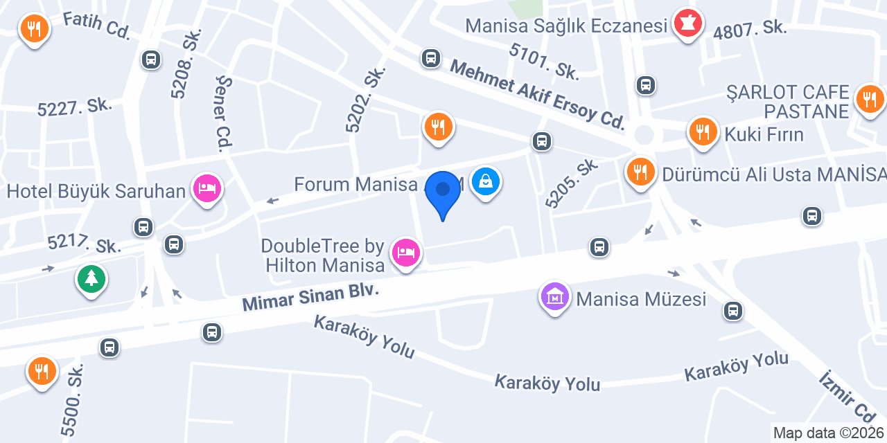 Pasaport Pizza Magnesia AVM konumu