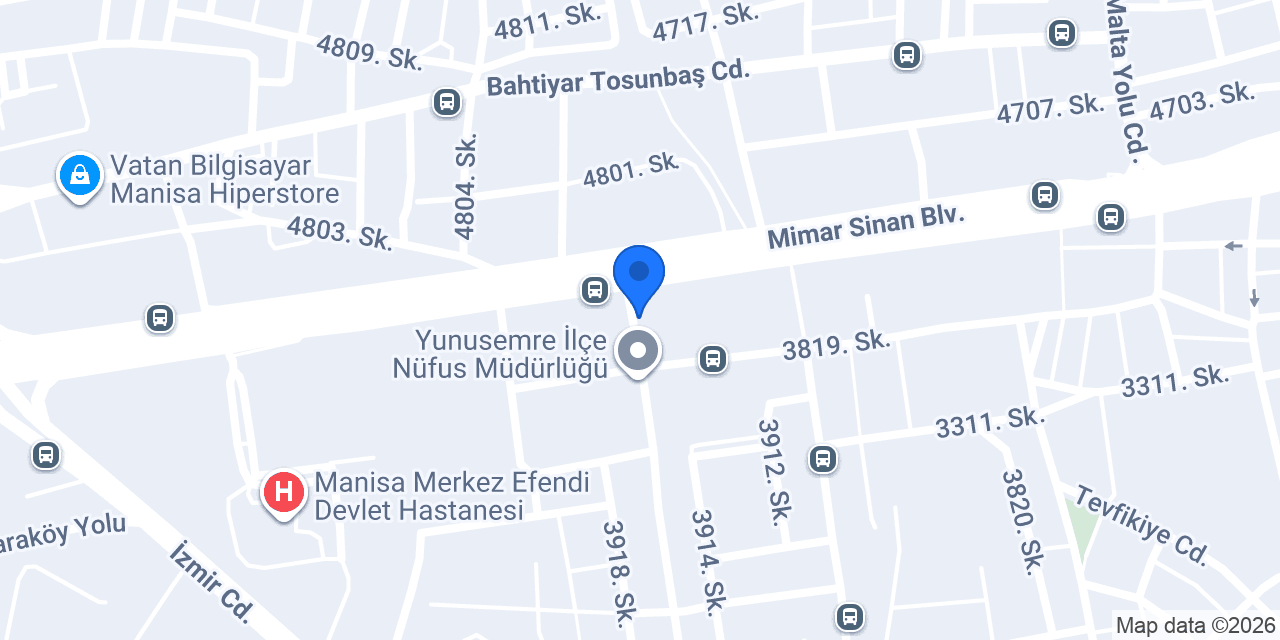 Özmen Yangın konumu