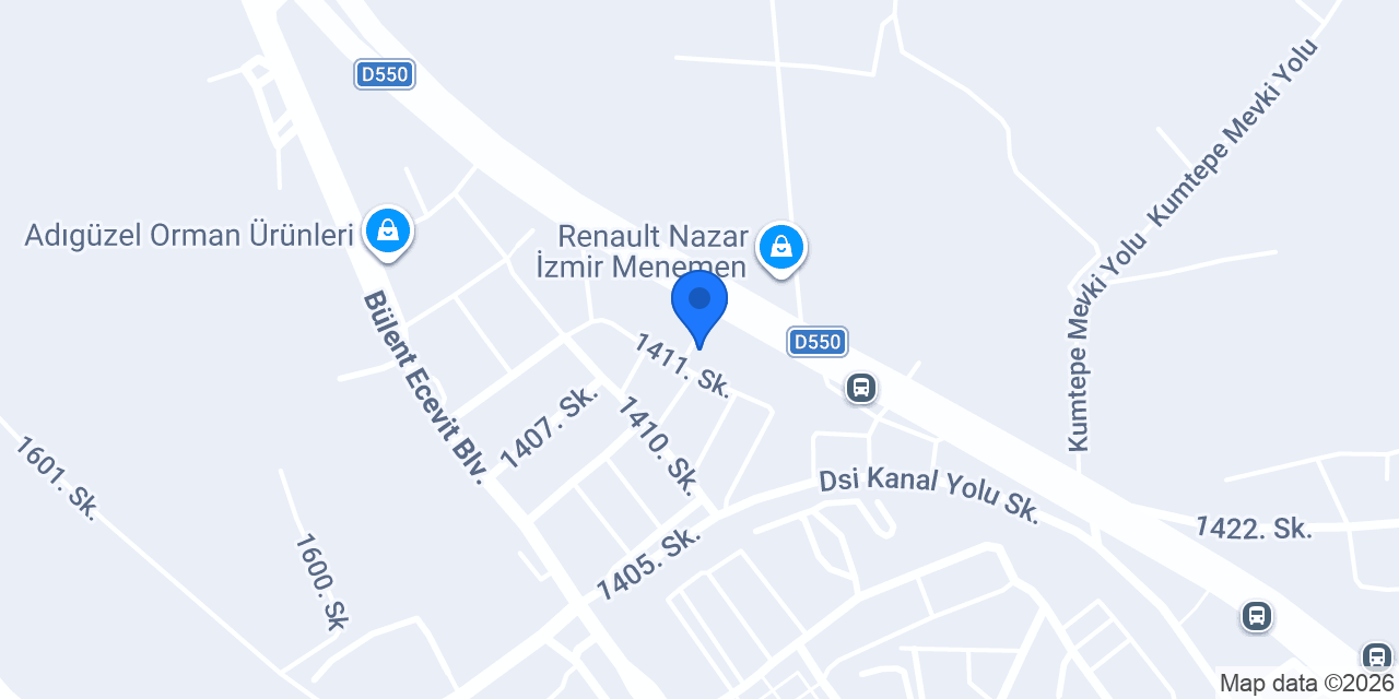 Mercan Oto konumu