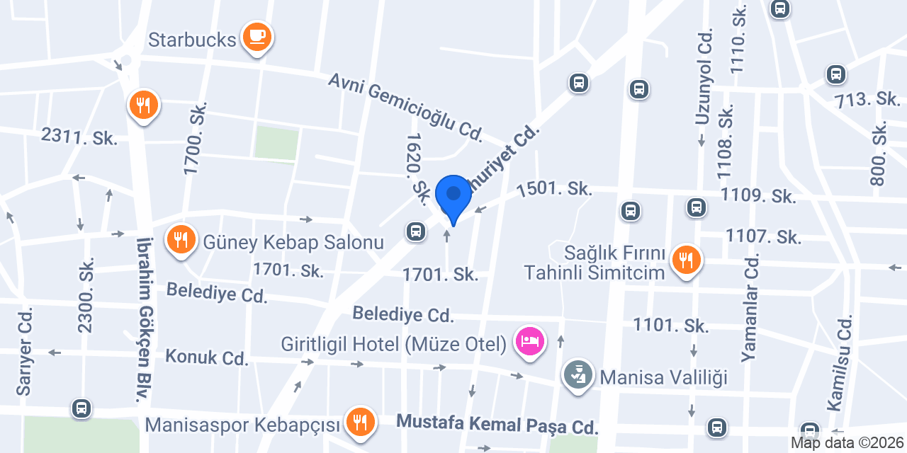 Manisa Egem Elektrik konumu