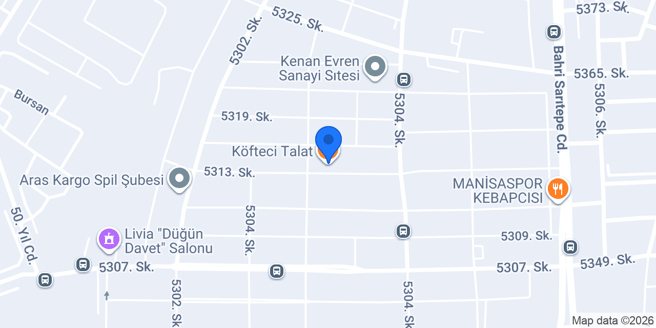 Köfteci Talat konumu