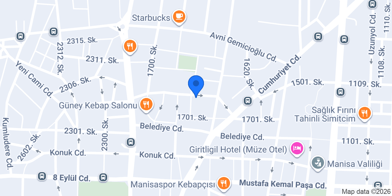 MUTLU DEKOR MANİSA konumu