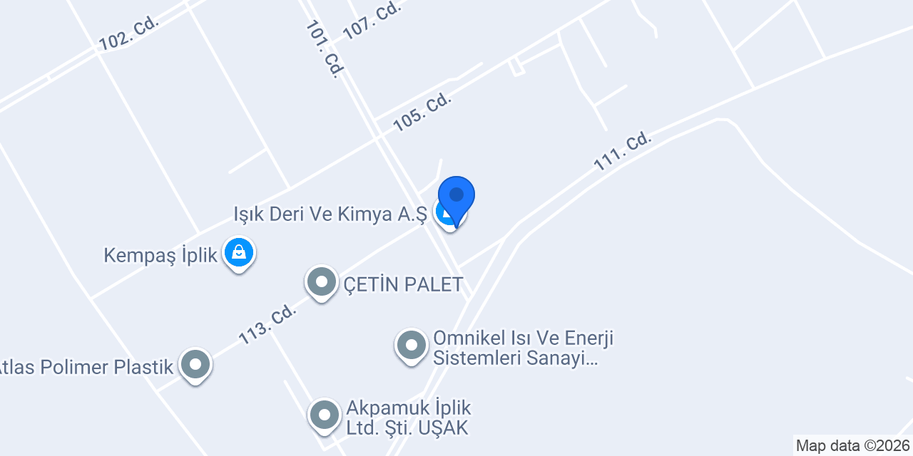 Işık Deri Ve Kimya A.Ş konumu
