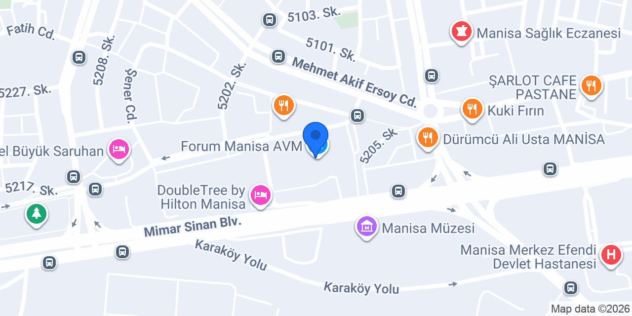 Hotiç MAGNESİA AVM konumu