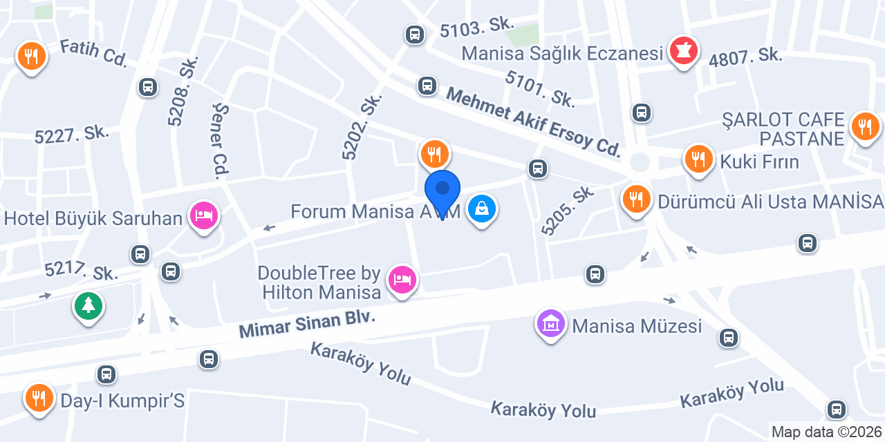 MMM Migros - Forum Magnesia AVM Şubesi konumu