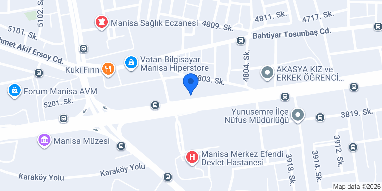 Diş Hekimi Halil Eroğlu konumu