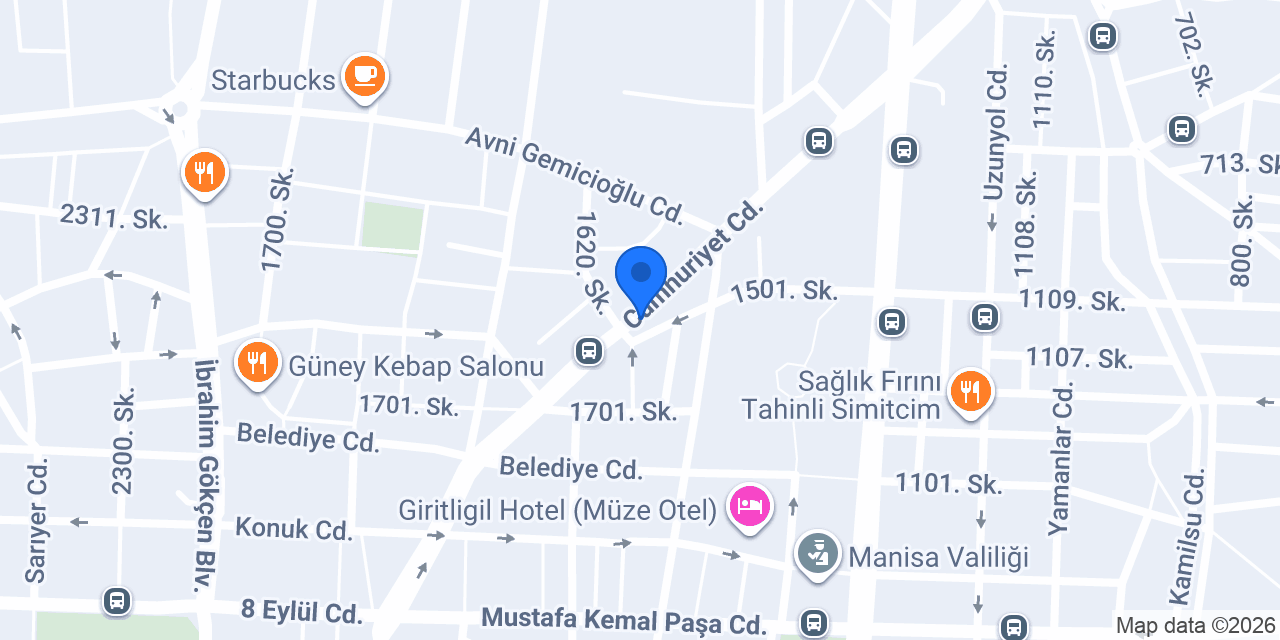 Manisa Domino's Pizza konumu