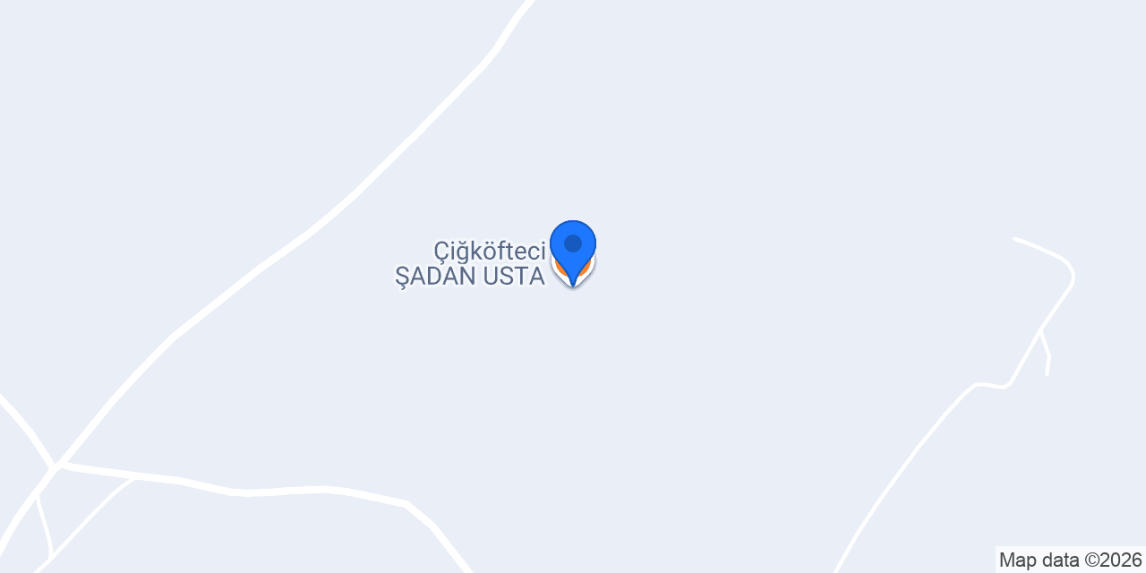 Çiğköfteci ŞADAN USTA konumu