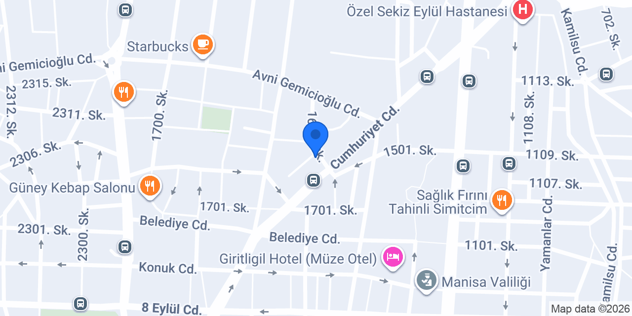 Yıldırım Çatı konumu