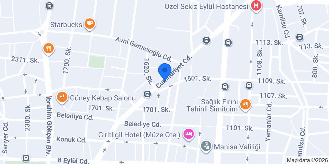 Kaos Tekel konumu