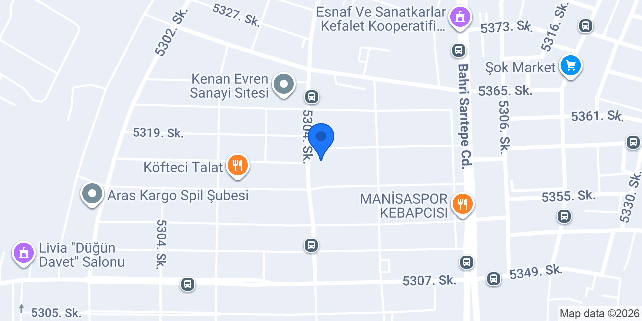 Cura Oto Servis konumu
