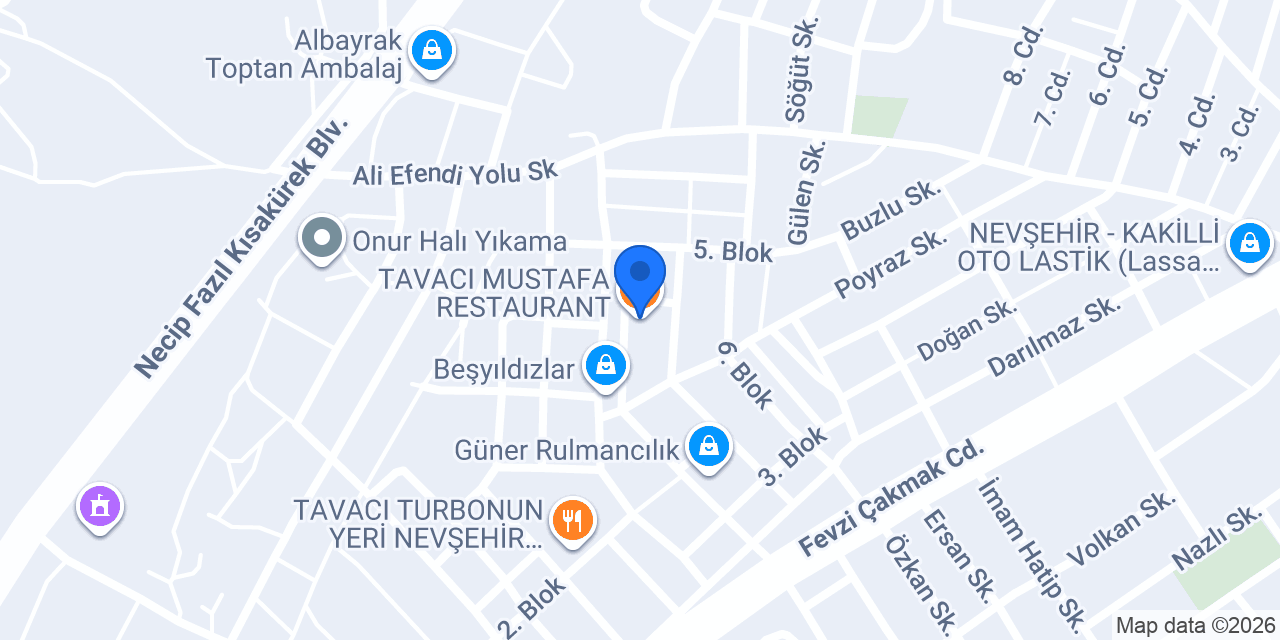 TAVACI MUSTAFA RESTAURANT konumu