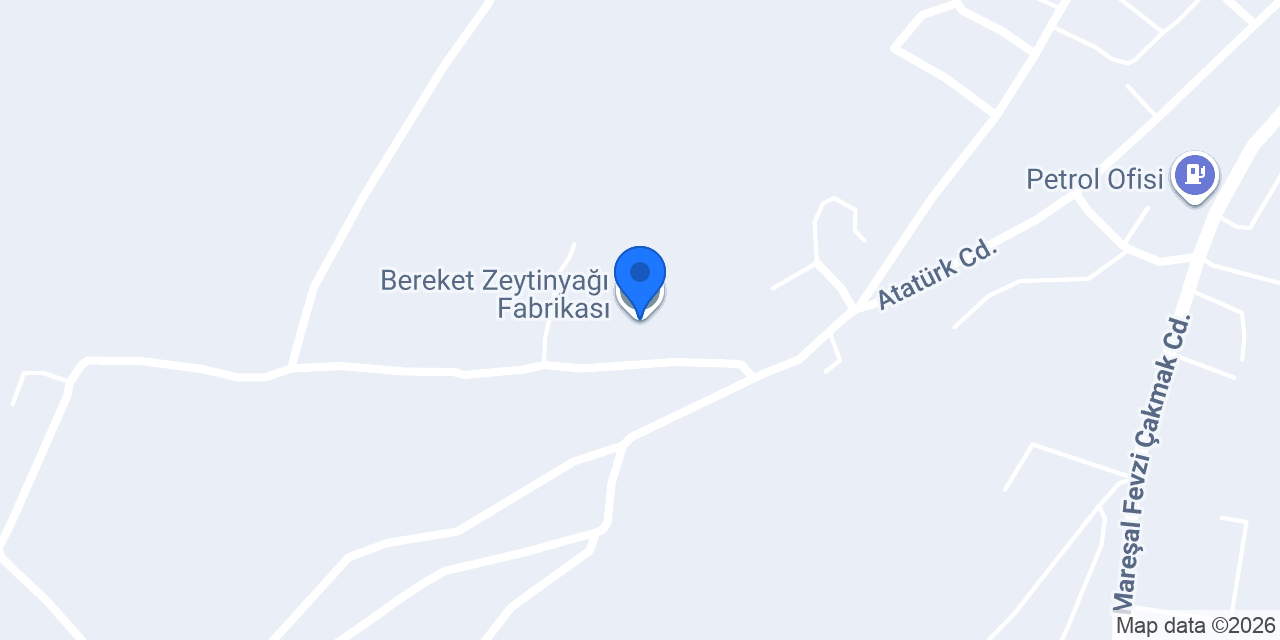Bereket Zeytinyağı Fabrikası konumu