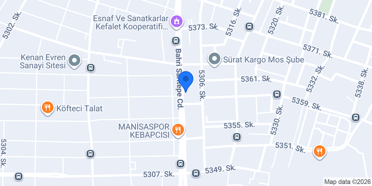 Teb-manisa Kes Şubesi konumu