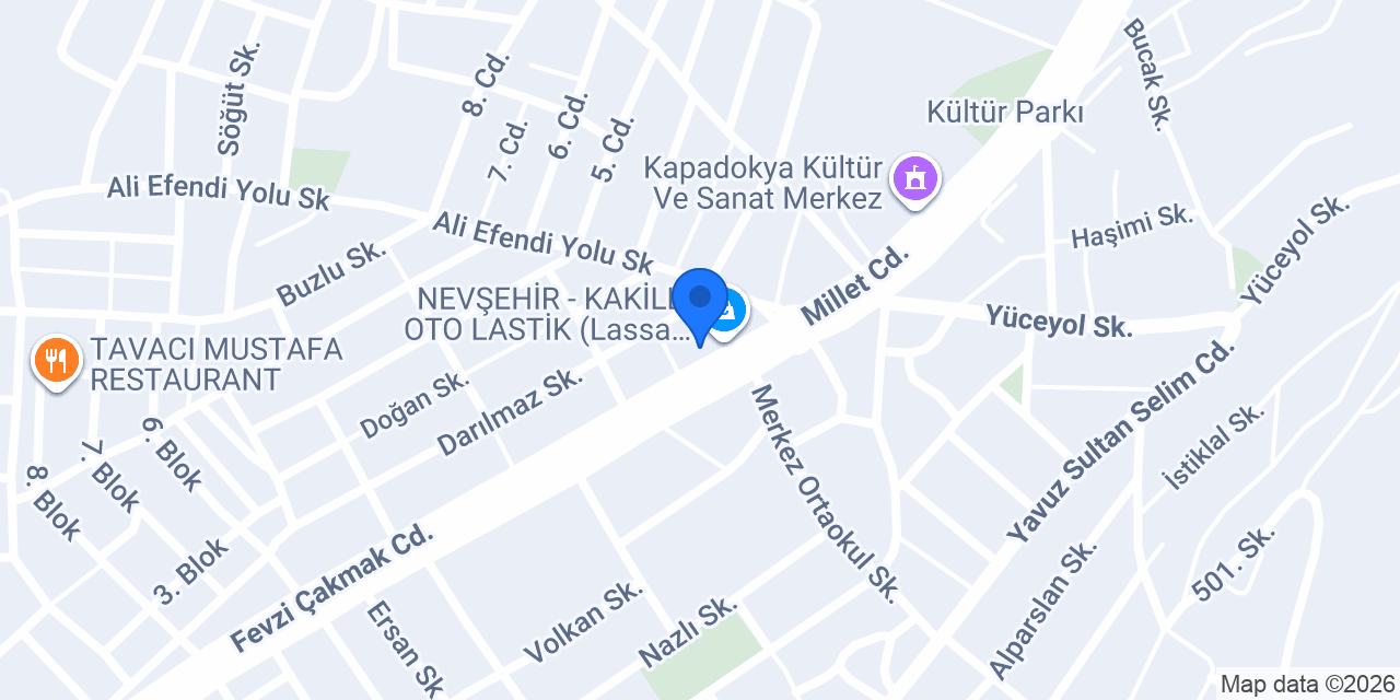 SMX NEVŞEHİR konumu