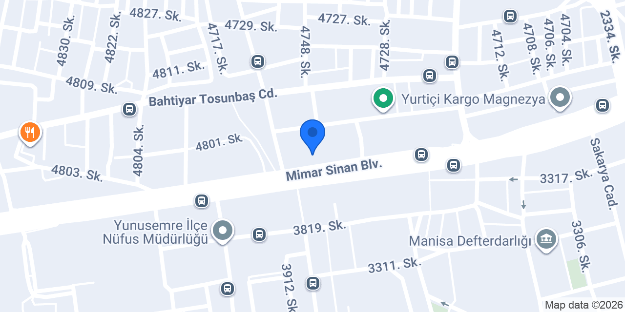 Manisa Lider Oto Kurtarma konumu