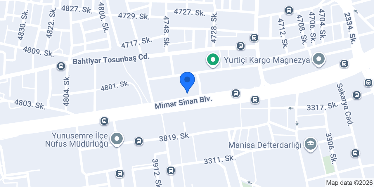 Manisa American Vip Dil Kursu konumu