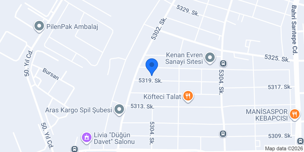 Manisa Ahşap Ürünleri konumu