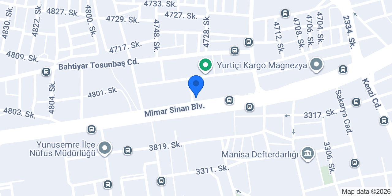 Büşra Kız Öğrenci Yurdu konumu