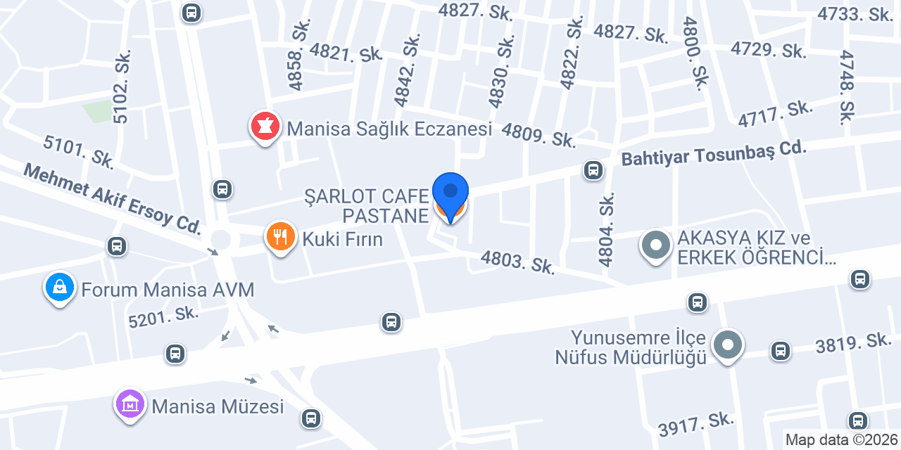 ŞARLOT CAFE PASTANE konumu