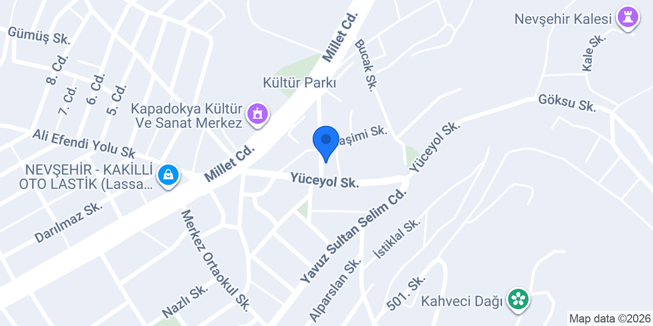 Nevşehir 1 Nolu So konumu