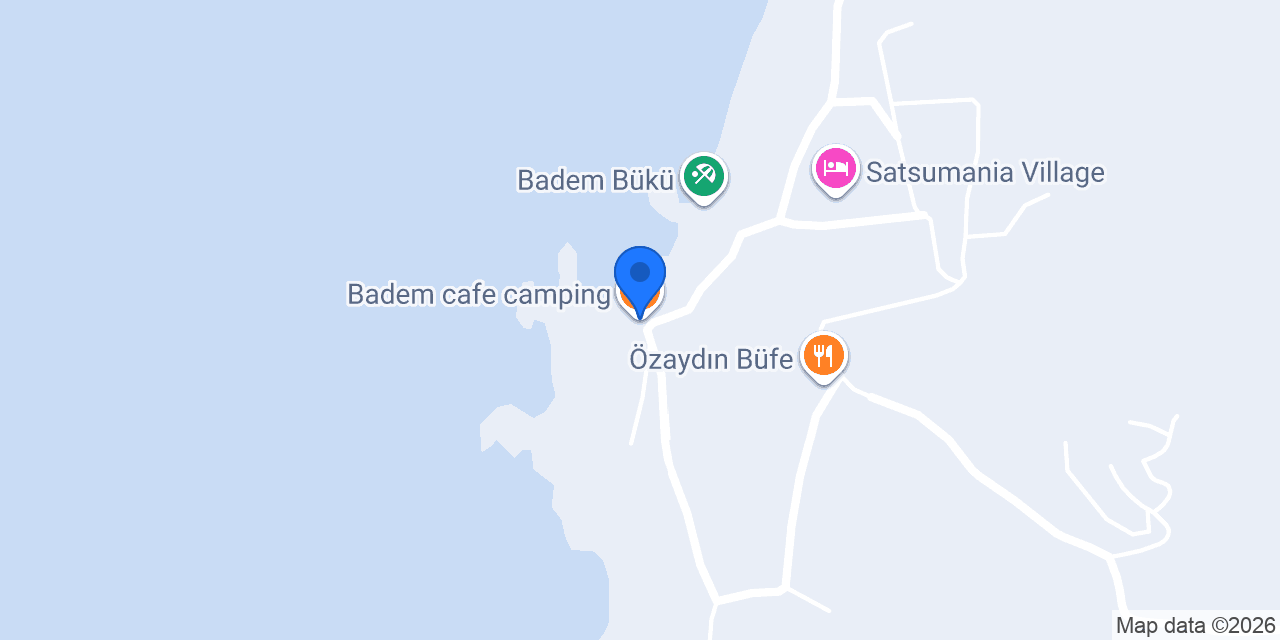Badem cafe camping konumu