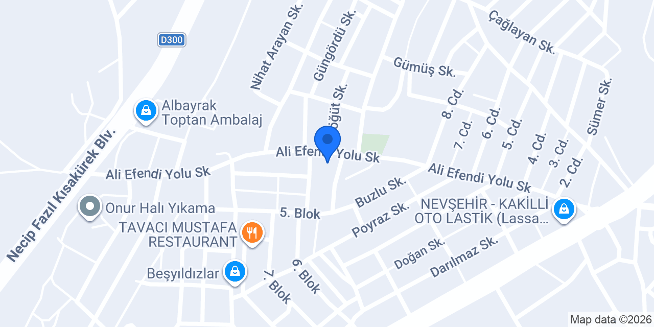 Uslu Aksesuar konumu