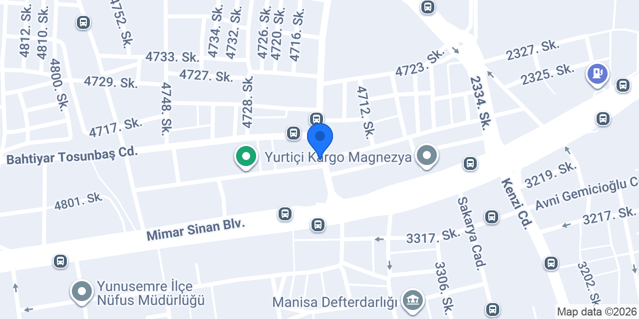 YUNUSEMRE MESLEKİ EĞİTİM MERKEZİ MÜDÜRLÜĞÜ konumu
