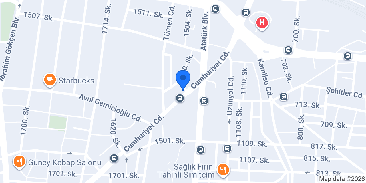 Egem Temizlik konumu