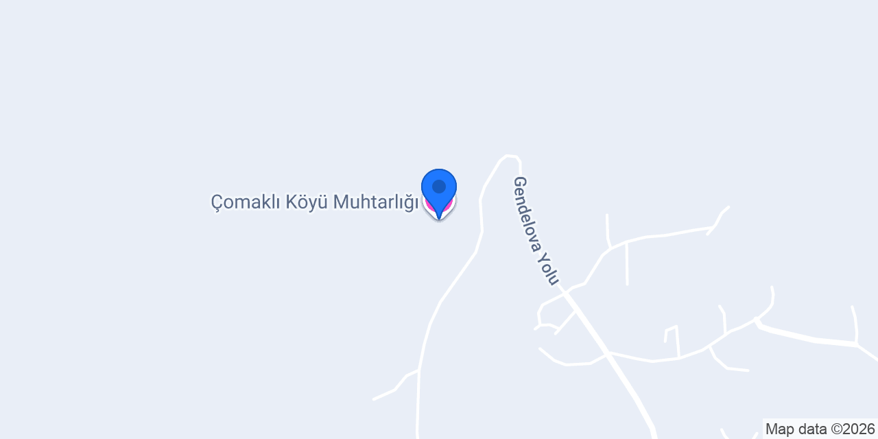 Çomaklı Köyü Muhtarlığı konumu