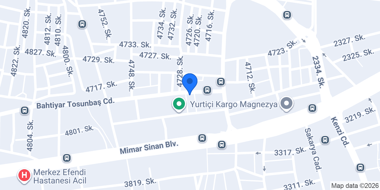 Candaş ERKEK Küaförü konumu