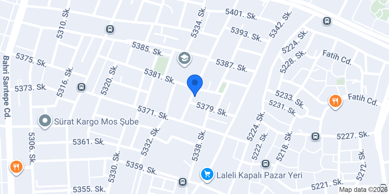 Elektronik Hastanesi konumu