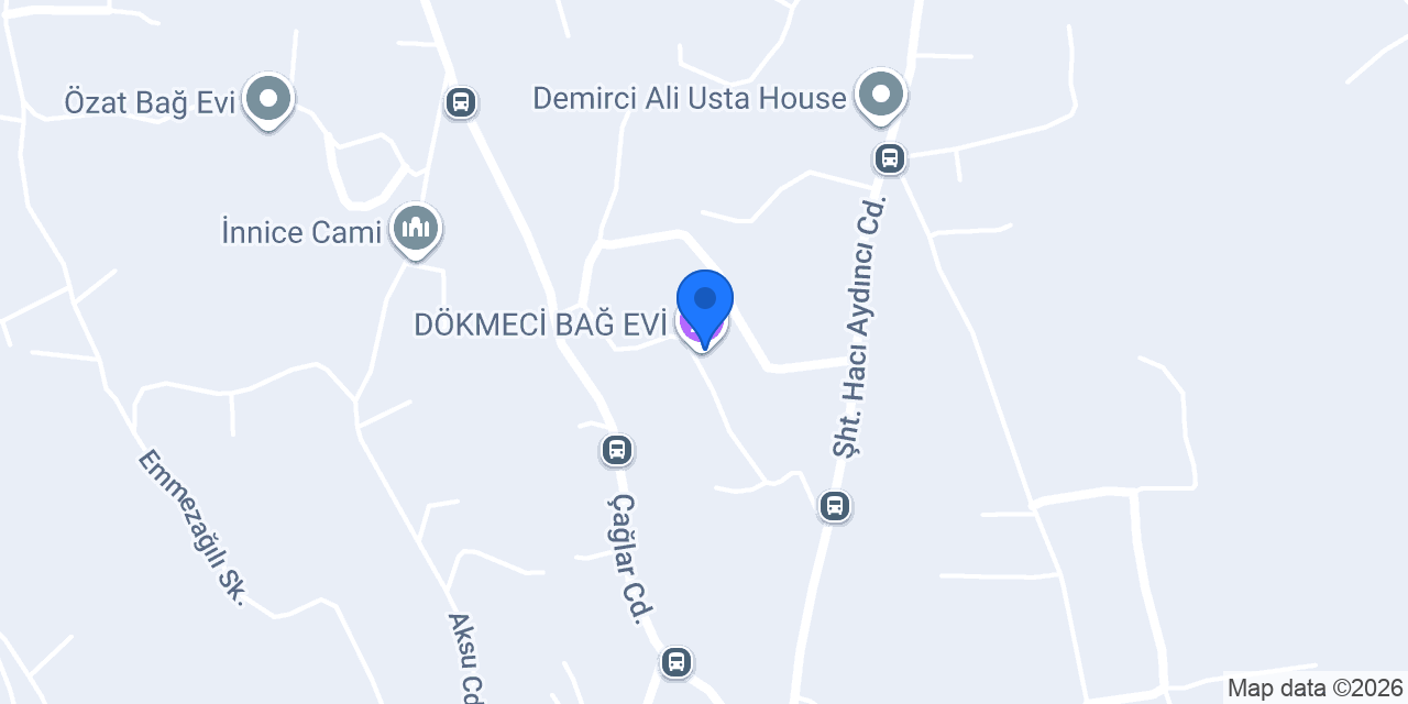 DÖKMECİ BAĞ EVİ konumu