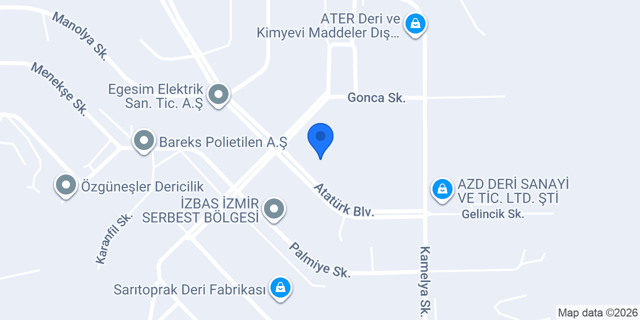 Deri2000 San Ve Tic Ltd Sti konumu