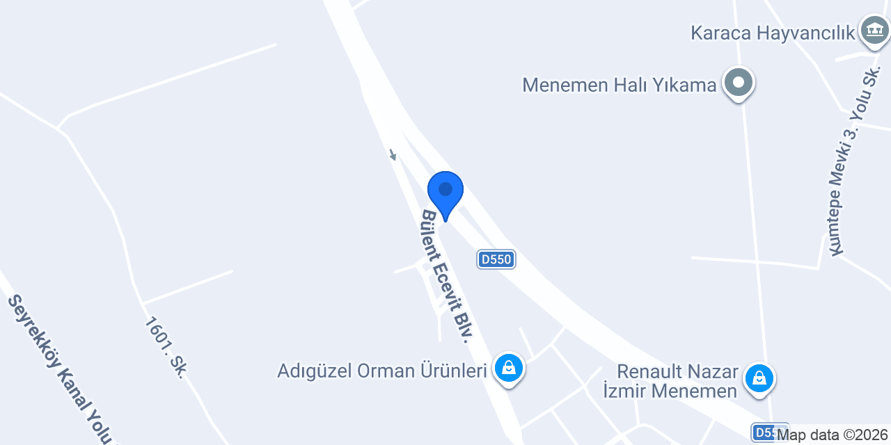 Menemen Vinç konumu