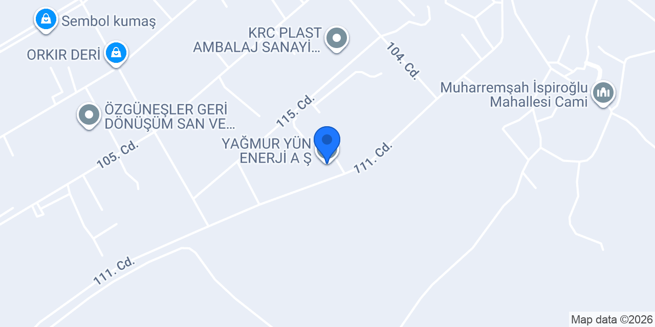 YAĞMUR YÜN ENERJİ A Ş konumu