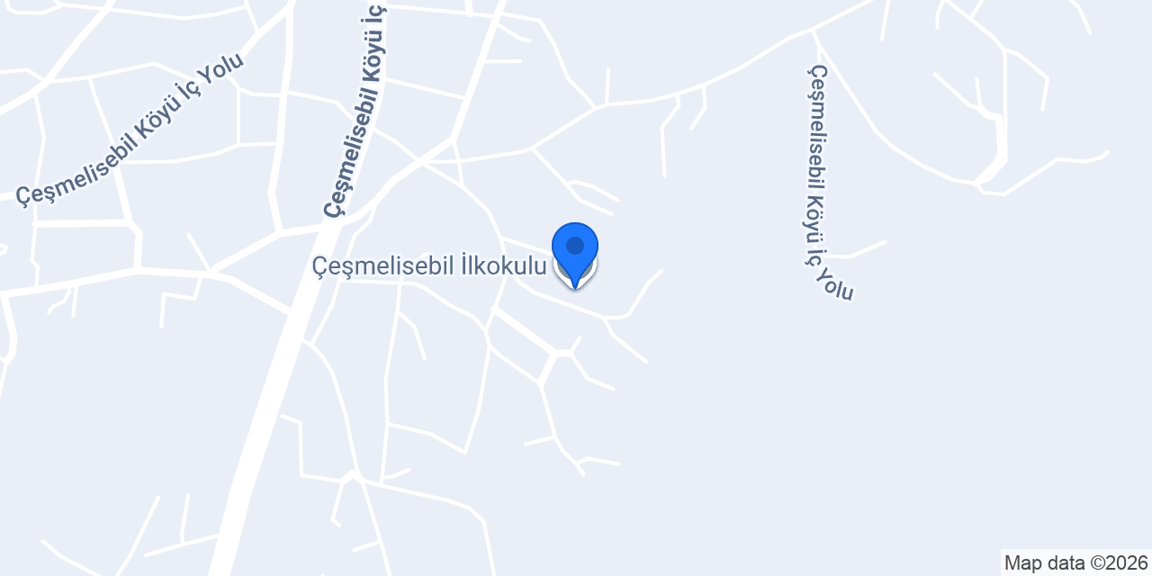Çeşmelisebil İlkokulu konumu