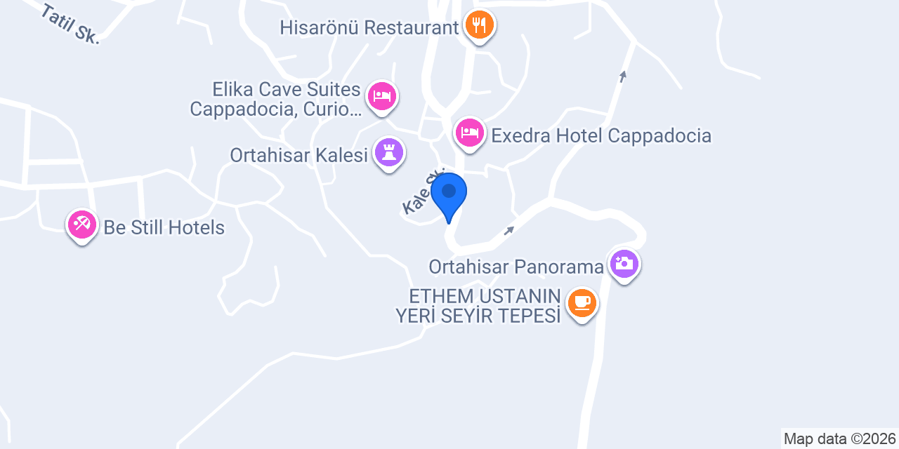 Janus Cappadocia Restaurant konumu